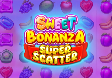 Игра Sweet Bonanza Super Scatter в Шафл казино